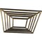Ekena Millwork Raven Architectural Grade PVC Pierced Ceiling Medallion, Antiqued Brass, 36"OD x 13 1/4"ID x 1"P CMPP36X36RAABS - alternate 2